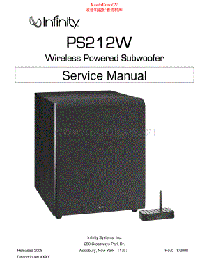 Infinity-PS212W-sub-sm 维修电路原理图.pdf