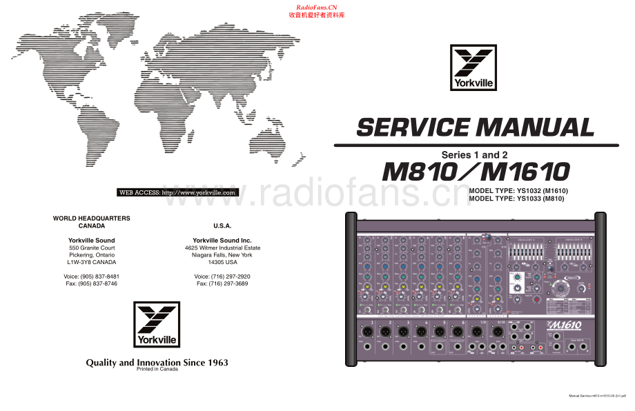 Yorkville-M1610-mix-sm 维修电路原理图.pdf_第1页