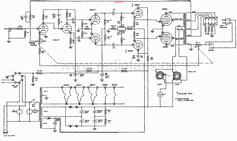 Heathkit-W6M-int-sch 维修电路原理图.pdf_第1页