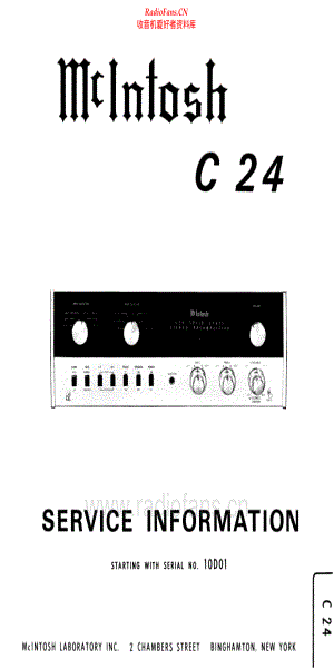 McIntosh-C24-pre-sm 维修电路原理图.pdf