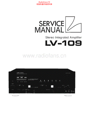 Luxman-LV109U-int-sm 维修电路原理图.pdf