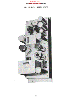 WesternElectric-124G-pwr-sch 维修电路原理图.pdf