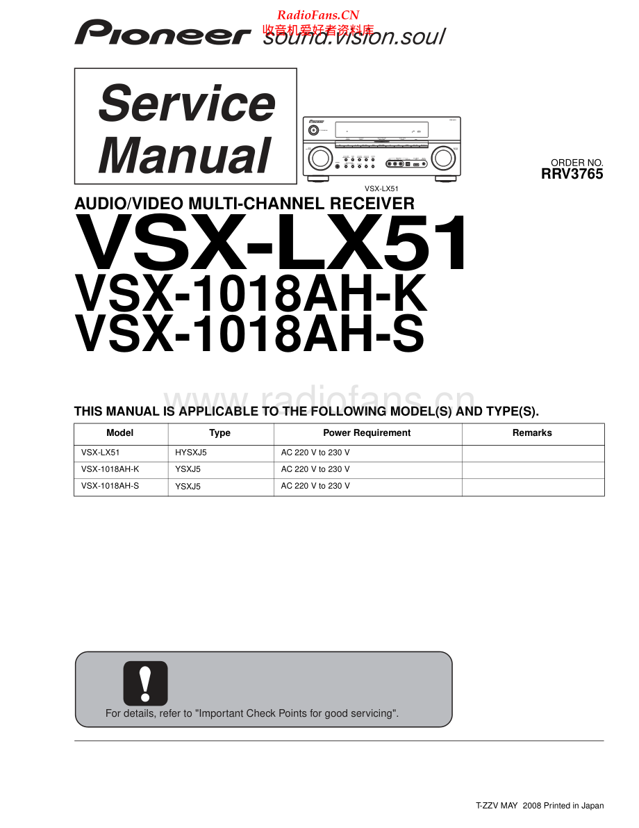 Pioneer-VSXLX51-avr-sm 维修电路原理图.pdf_第1页