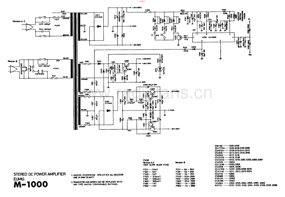 Eumig-M1000-pwr-sch2维修电路原理图.pdf_第1页