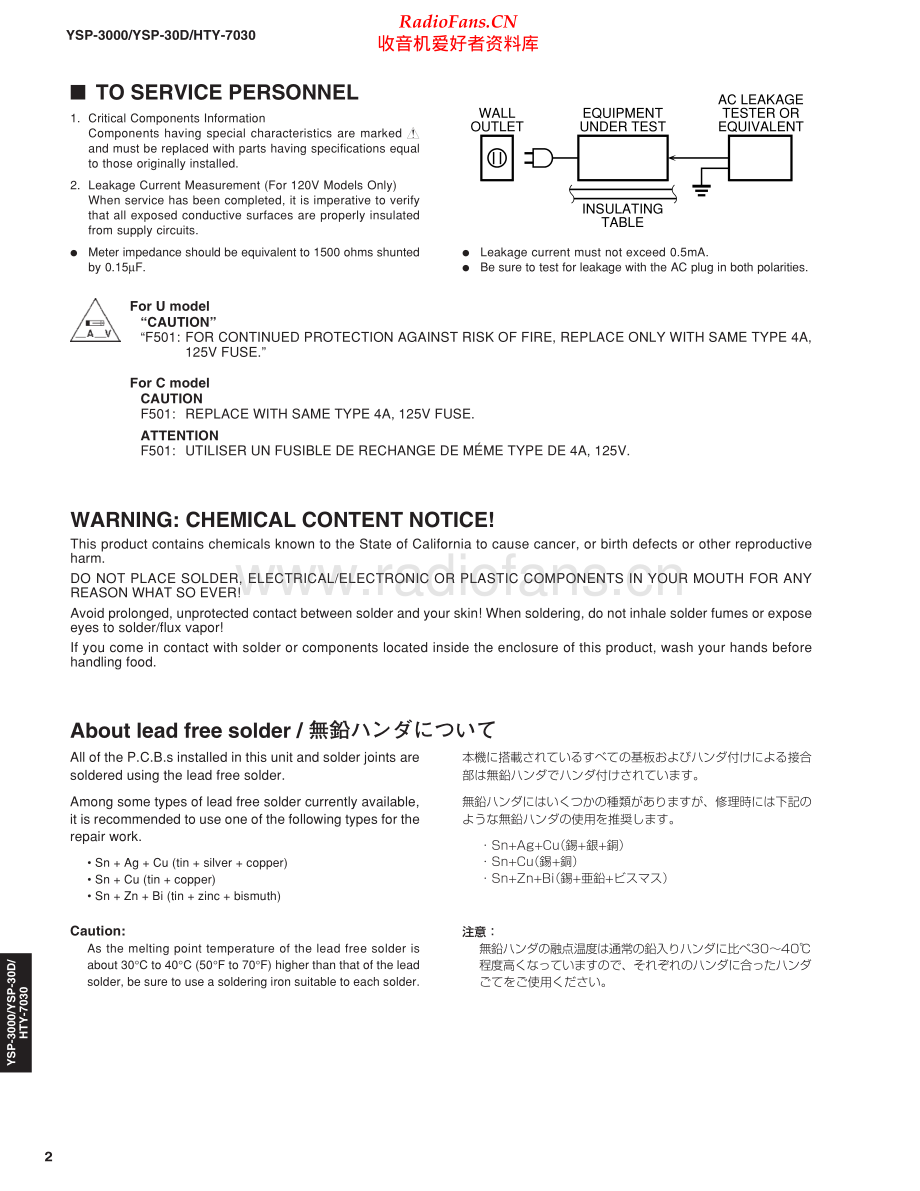 Yamaha-YSP3000-avr-sm(1) 维修电路原理图.pdf_第2页