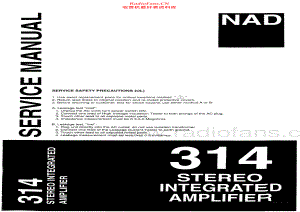 NAD-314-int-sm 维修电路原理图.pdf