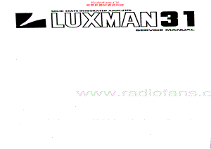 Luxman-L31-int-sm 维修电路原理图.pdf