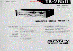 Sony-TA2650-int-sm 维修电路原理图.pdf