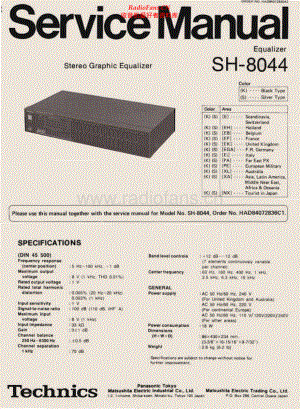 Technics-SH8044-eq-sm 维修电路原理图.pdf