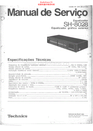 Technics-SH8028-eq-sm-esp 维修电路原理图.pdf