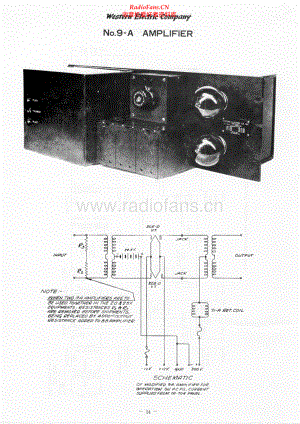 WesternElectric-9A-pwr-sch 维修电路原理图.pdf