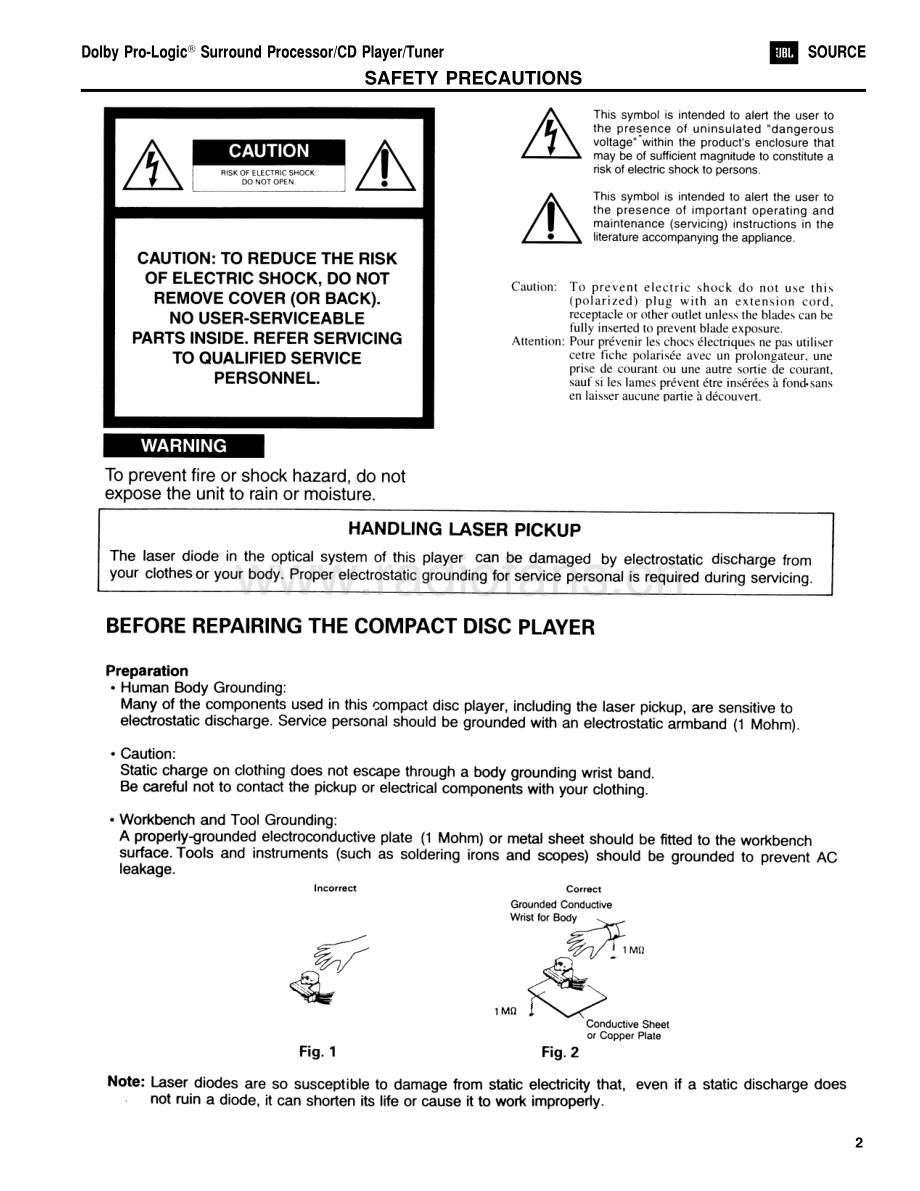 JBL-ESC350-sur-sm2 维修电路原理图.pdf_第3页