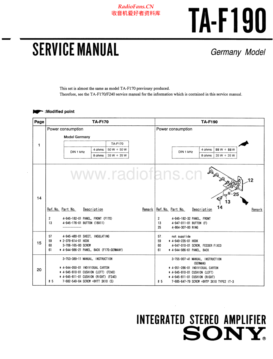 Sony-TAF190-int-sm 维修电路原理图.pdf_第1页