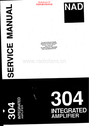 NAD-304-int-sm 维修电路原理图.pdf