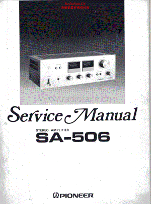 Pioneer-SA506-int-sm 维修电路原理图.pdf