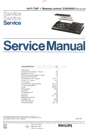 Philips-AH888-mc-sm 维修电路原理图.pdf