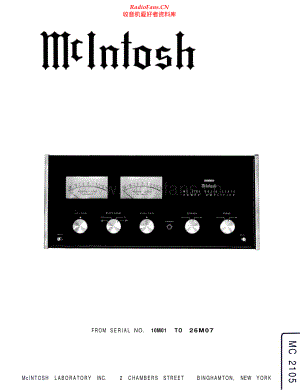McIntosh-MC2105-pwr-sm 维修电路原理图.pdf
