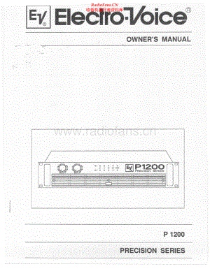 ElectroVoice-P1200-pwr-sm维修电路原理图.pdf