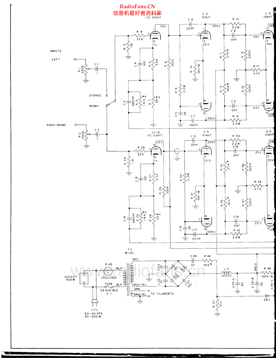 McIntosh-MC225-pwr-sch 维修电路原理图.pdf_第1页