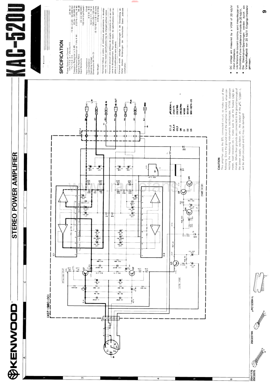 Kenwood-KAC5200-pwr-sch 维修电路原理图.pdf_第1页