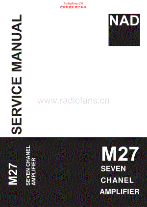 NAD-M27-pwr-sm 维修电路原理图.pdf