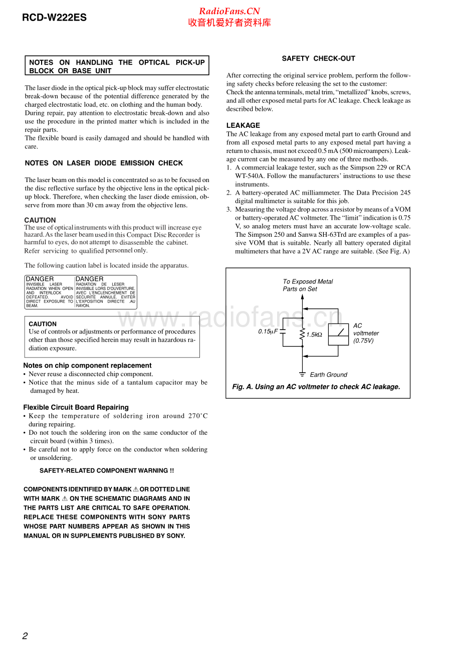 Sony-RCDW222ES-rcd-sm 维修电路原理图.pdf_第2页
