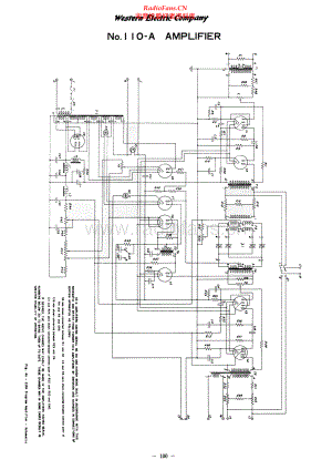 WesternElectric-110A-pwr-sch 维修电路原理图.pdf