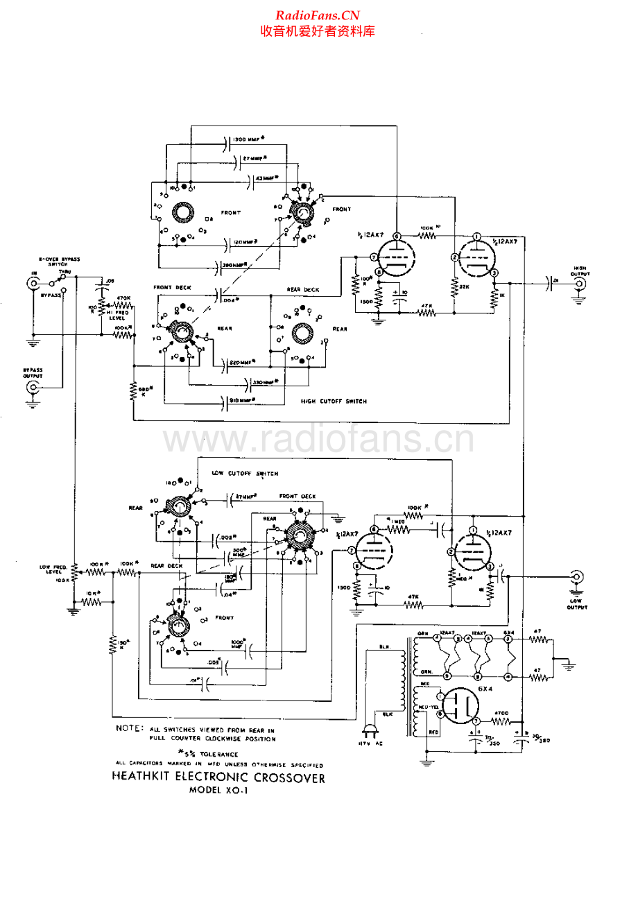Heathkit-XO1-xo-sch 维修电路原理图.pdf_第1页