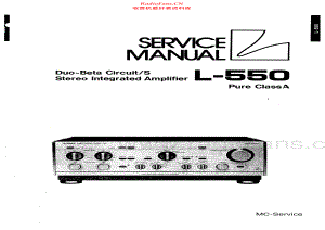Luxman-L550-int-sm 维修电路原理图.pdf