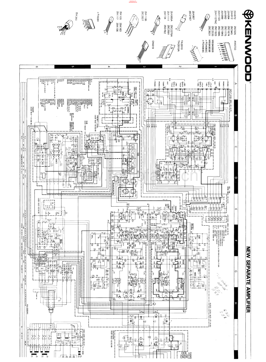 Kenwood-KA1000-int-sch 维修电路原理图.pdf_第1页