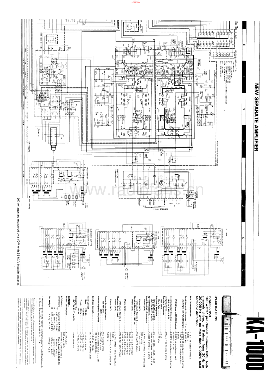 Kenwood-KA1000-int-sch 维修电路原理图.pdf_第2页