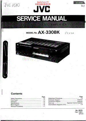 JVC-AX330BK-int-sm 维修电路原理图.pdf