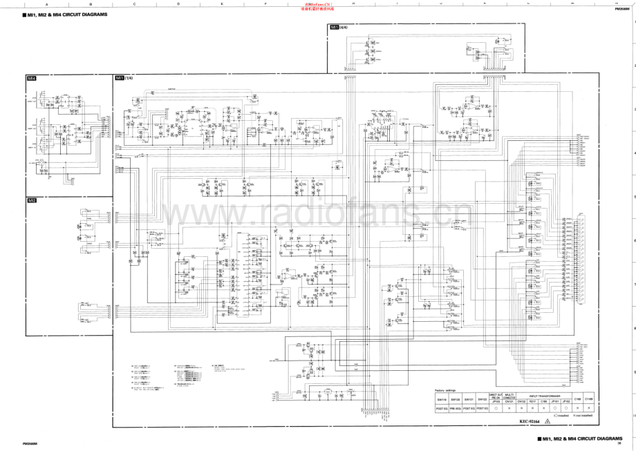 Yamaha-PM3500M-mix-sch 维修电路原理图.pdf_第2页
