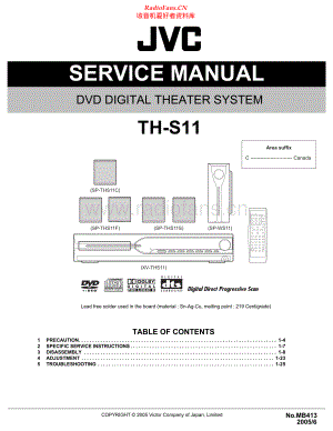 JVC-THS11-ddcs-sm 维修电路原理图.pdf