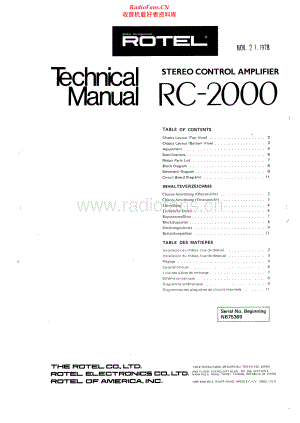Rotel-RC2000-pre-sm 维修电路原理图.pdf