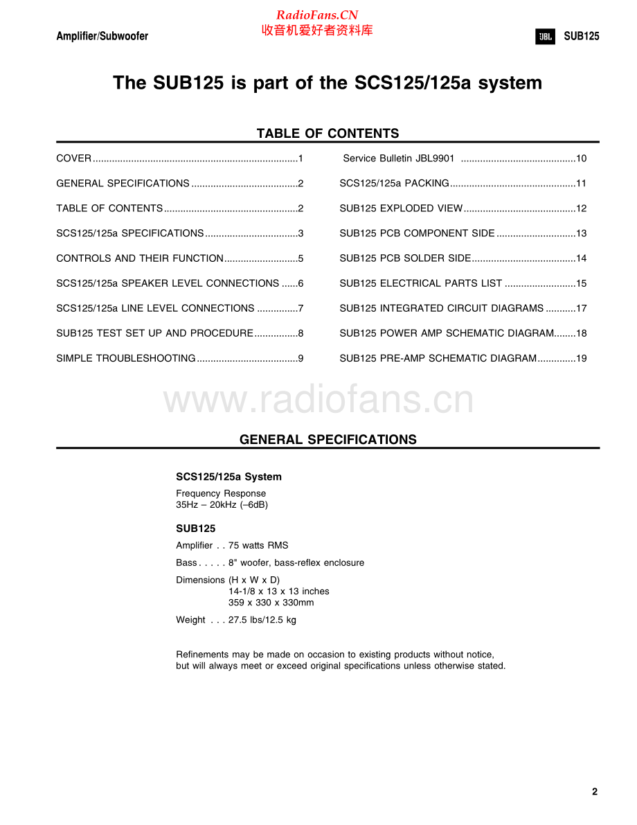 JBL-SUB125-sub-sm 维修电路原理图.pdf_第2页