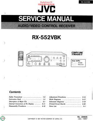JVC-RX552VBK-avr-sm 维修电路原理图.pdf