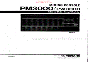 Yamaha-PM3000-mix-sm 维修电路原理图.pdf