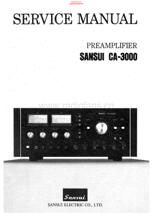 Sansui-CA3000-pre-sm 维修电路原理图.pdf