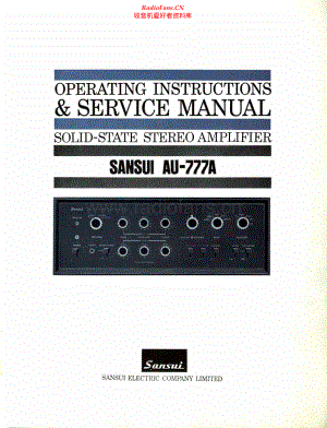 Sansui-AU777A-int-sm 维修电路原理图.pdf