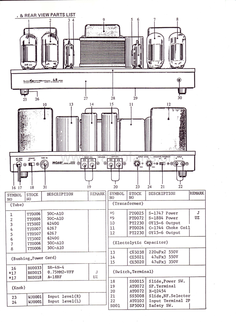 Luxman-MQ68C-pwr-sm 维修电路原理图.pdf_第3页