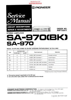 Pioneer-SA970-int-sm 维修电路原理图.pdf