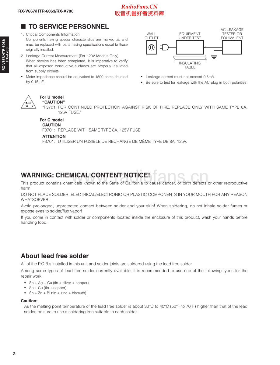 Yamaha-RXA700-avr-sm(1) 维修电路原理图.pdf_第2页
