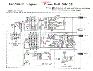 Technics-SH10E-psu-sch 维修电路原理图.pdf
