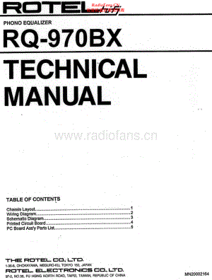 Rotel-RQ970BX-riaa-sm 维修电路原理图.pdf
