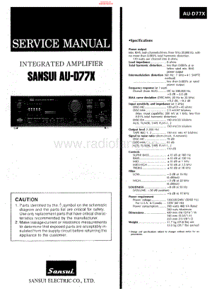 Sansui-AUD77X-int-sm 维修电路原理图.pdf