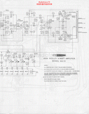 Heathkit-AA13-int-sch 维修电路原理图.pdf
