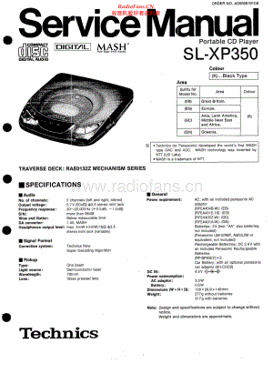 Technics-SLXP350-dm-sm(1) 维修电路原理图.pdf