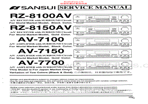 Sansui-AV8150AV-avr-sm 维修电路原理图.pdf