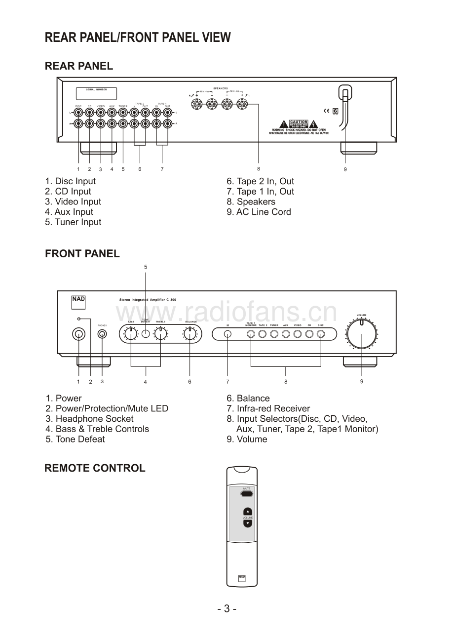 NAD-C300-int-sch 维修电路原理图.pdf_第3页